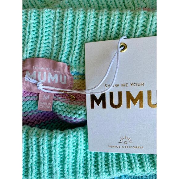 Show Me Your Mumu 3 Piece Nineties Knit Set in Pastel Dream Size M/L Striped - Picture 15 of 15